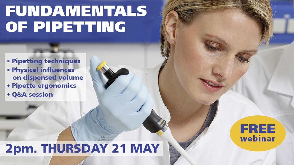 StarlabUKLtd's tweet image. Getting a bit bored in lockdown? Then why not join our FREE webinar on Thursday 21 May. Join us and gain a better understanding of the importance of good pipetting technique and the effects it can have on your assays. REGISTER NOW fal.cn/389iw