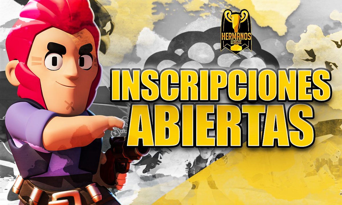 BS | Aún quedan cupos para nuestra liga de <a href="/ClashRoyaleES/">Clash Royale ES</a> , pero abrimos inscripciones a nuestra primera edición de Brawl Stars totalmente gratuita!

Requisitos:
Seguir a: <a href="/liga_hermanos/">Cerrado</a> , <a href="/YThermanos1/">YThermanos1</a> y a @Skull_Es 

Dar 🔁 y❤️

Pedir 5RTs

⚠️IMPORTANTE⚠️: Ser de Europa