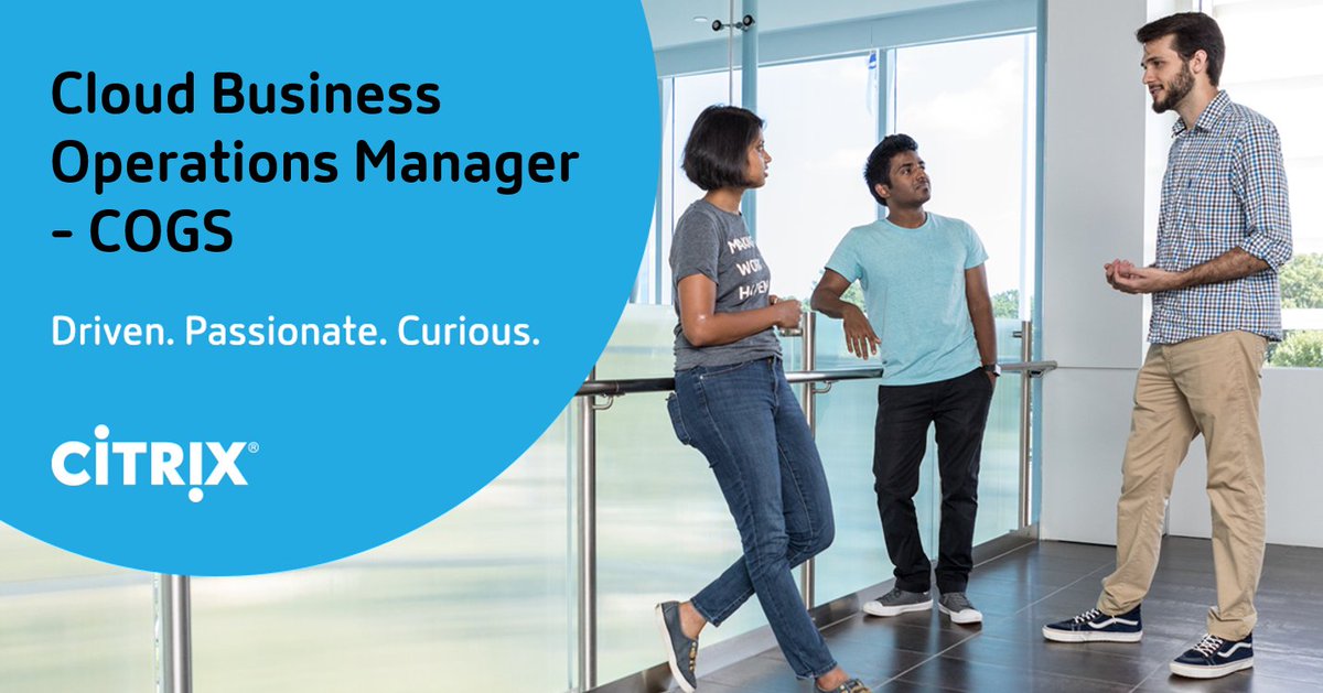 UnifiedCloudEng's tweet photo. Are you driven, passionate, and curious &amp; have experience in business operations management within the Finance field and a Software Engineering background? If so, we would love to talk to you right away. Click to learn more and apply: https://t.co/bfoHuNp8Kf @CitrixCareers https://t.co/wjNvuZMiTT