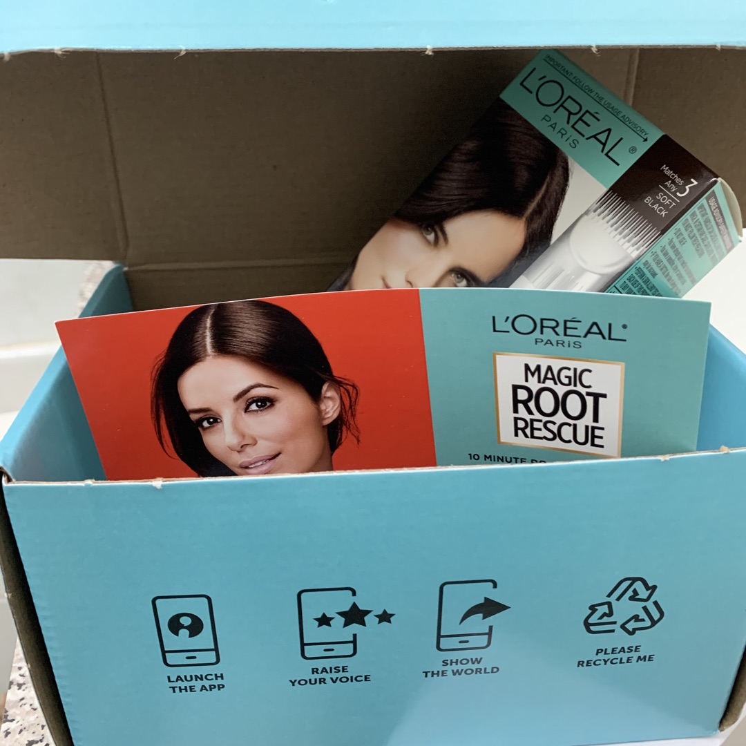 Kimmydadiva's tweet photo. Got my L’Oreal Root Rescue. Complimentary of Influenster. I like!! #MagicRootRescue #complimentary @lorealparisusa @Influenster https://t.co/RU4HM25vSg