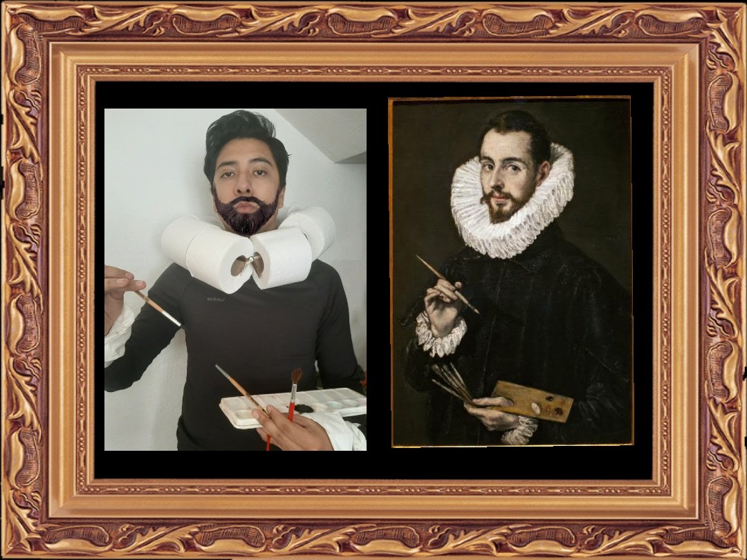 AlexFA99's tweet photo. #gettymuseumchallenge #DIM2020 Artista Doménikos Theotokópoulos "El Greco". Proyecto para la "Licenciatura en Administración del Tiempo Libre" https://t.co/bRLyveYbnh