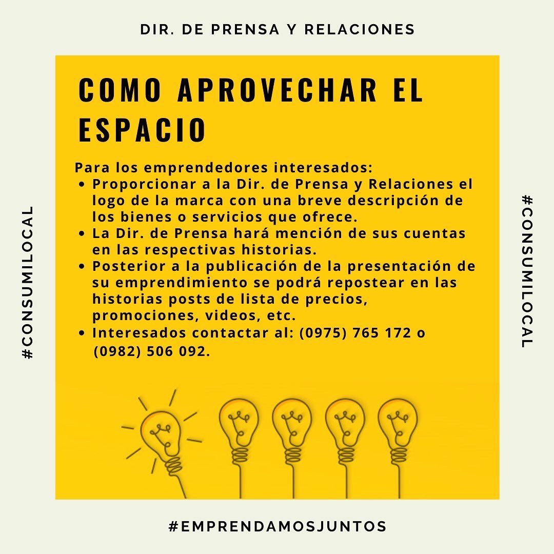cemunaPY's tweet image. 💡 Med-Emprendamos Juntos 💡

Ahora los jueves serán “Jueves de Med-Emprendedores” entérate más en el post. 💡 #ConsumiLocal #EmprendamosJuntos #CEMUNA
