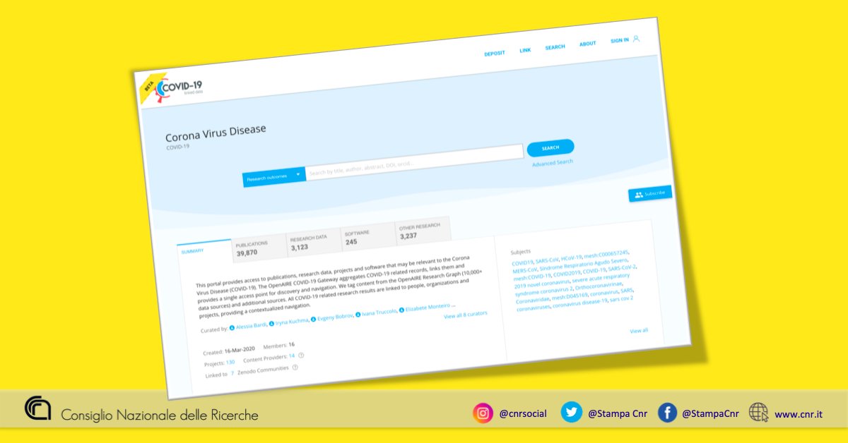 CNR Consiglio Nazionale delle Ricerche tweet media