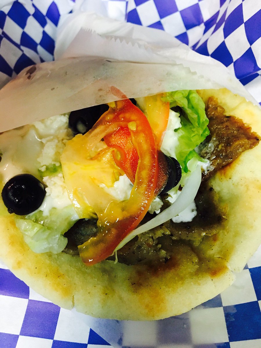 Letsdogreek's tweet photo. $3.50 Gyros today people!
11-2 &amp; 5-7 and thank you so much for supporting local, we love y'all!❤️ https://t.co/dZi1AwrmUH