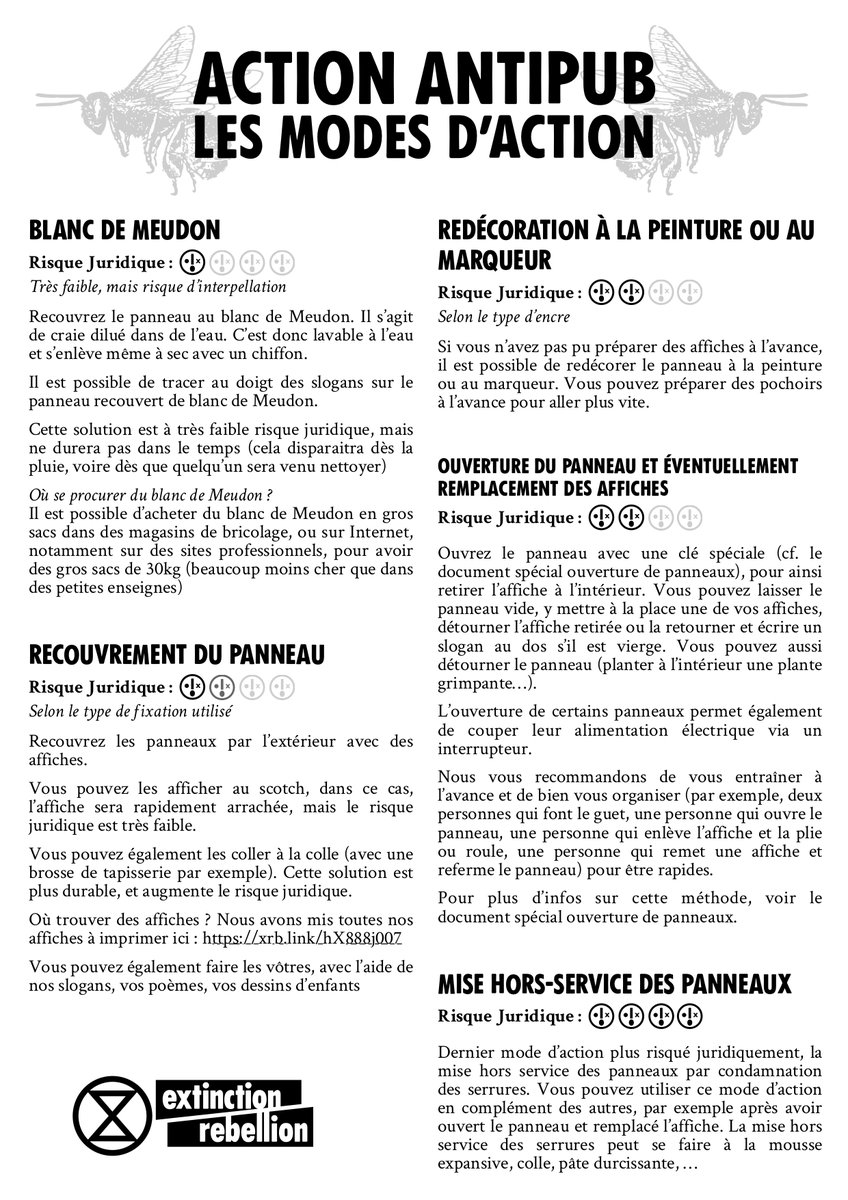 xrFrance's tweet photo. Inspiré-e-s par l'action décentralisée du 16 mai de #ExtinctionRebellion ? 😉
Vous aussi, reprenez votre ville !
Nous vous proposons différents modes d'action pour agir seul-e ou en petit groupe, et directement dans votre quartier 🎯
#rebellioncitoyenne
#reprendstaville
[1/3] https://t.co/nsOeBcV6FO