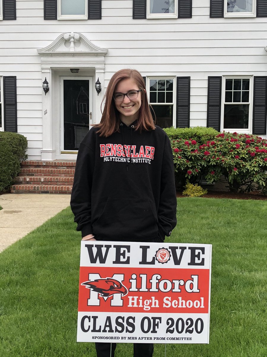 Shoutout to my daughter Ashlyn- #ClassOf2020 Milford High School, #Classof2024 <a href="/rpi/">Rensselaer Polytechnic Institute</a>. An amazing 13 year journey and excited for the things yet to come. ❤️