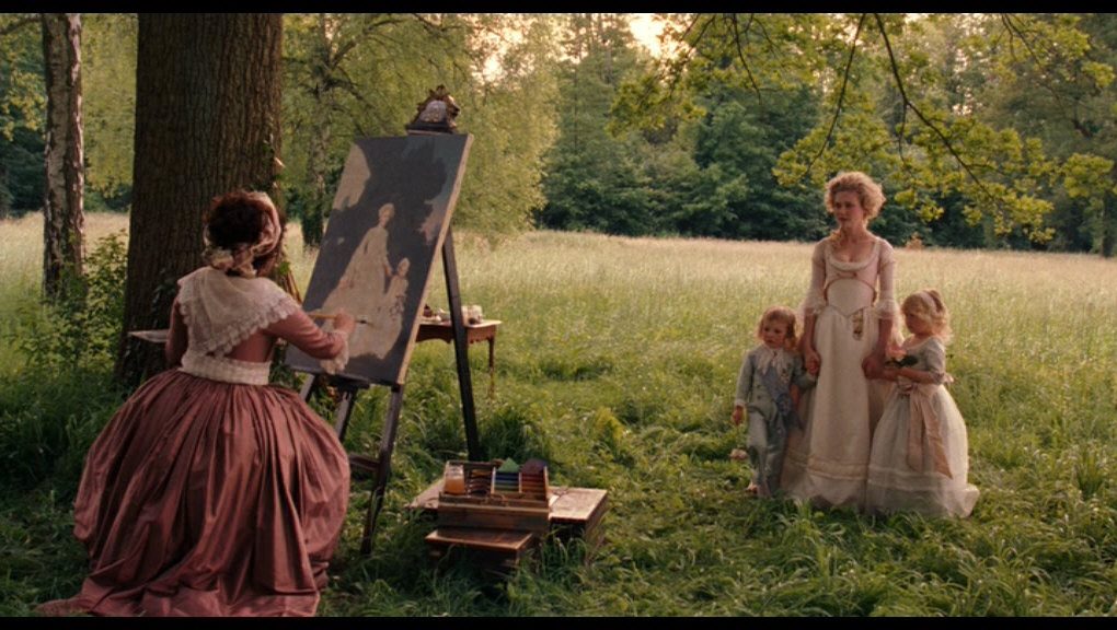 Mi referencia favorita es esta.En esta escena podemos ver a Marie Antoinette siendo retratada por una pintora junto a sus hijos, pero, ¿sabéis quién es?