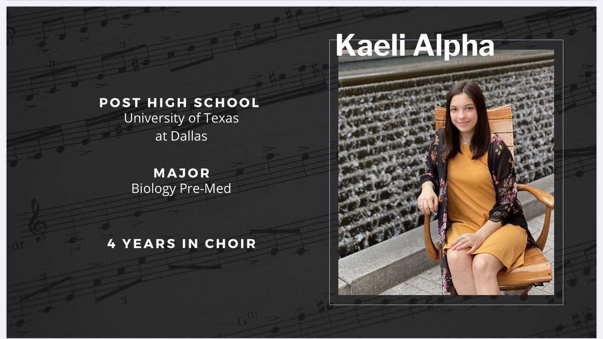 MarcusChoir's tweet image. Senior Spotlight: This week we’ll be recognizing our wonderful class of 2020!! Stay tuned each day for more! 🎼❤️