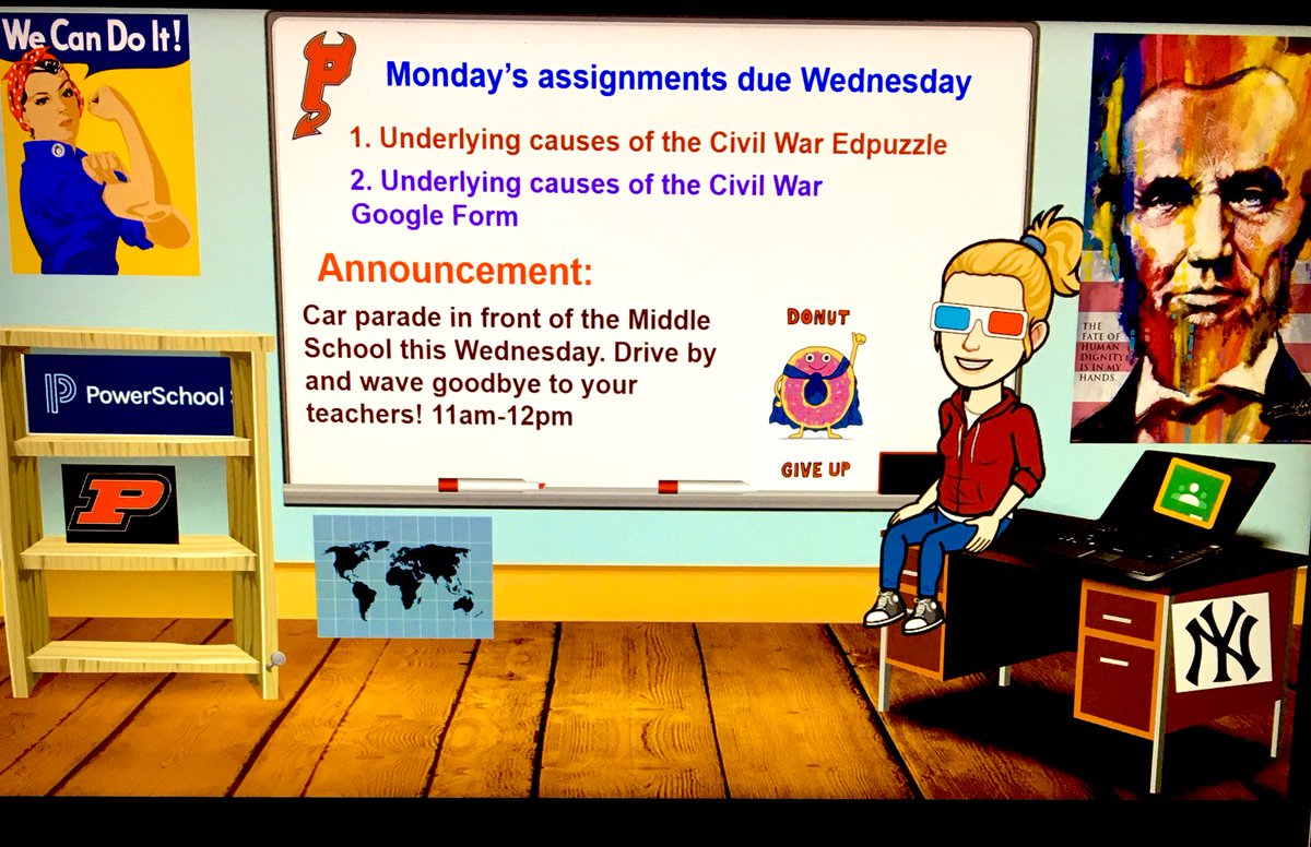 MifsudMs's tweet photo. Bitmoji virtual classroom officially launched!! #WeArePlainedge https://t.co/HrNcl6hGeL