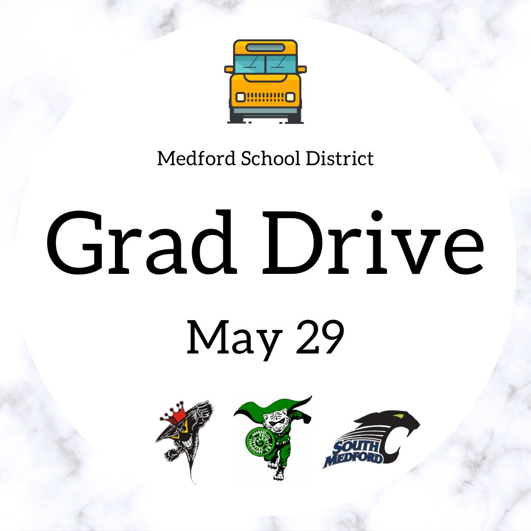 MSD549C's tweet photo. #MSDStaff: It's time for seniors to sign up for Grad Drive! Students can sign up at the links below 👇
CMHS: https://t.co/3zJ3hRiSpB
NMHS: https://t.co/TgjfnzyT7g
SMHS: https://t.co/SF39UI7qpg
More info for staff coming soon - check with your school principal for details! https://t.co/wlhZGYz7t2