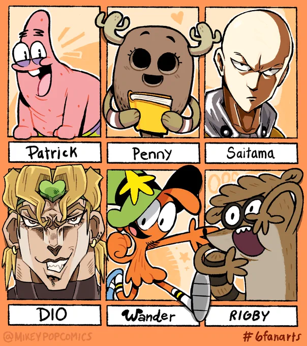 Six Fanarts challenge! Thanks everyone! #6fanarts #6fanartschallenge 