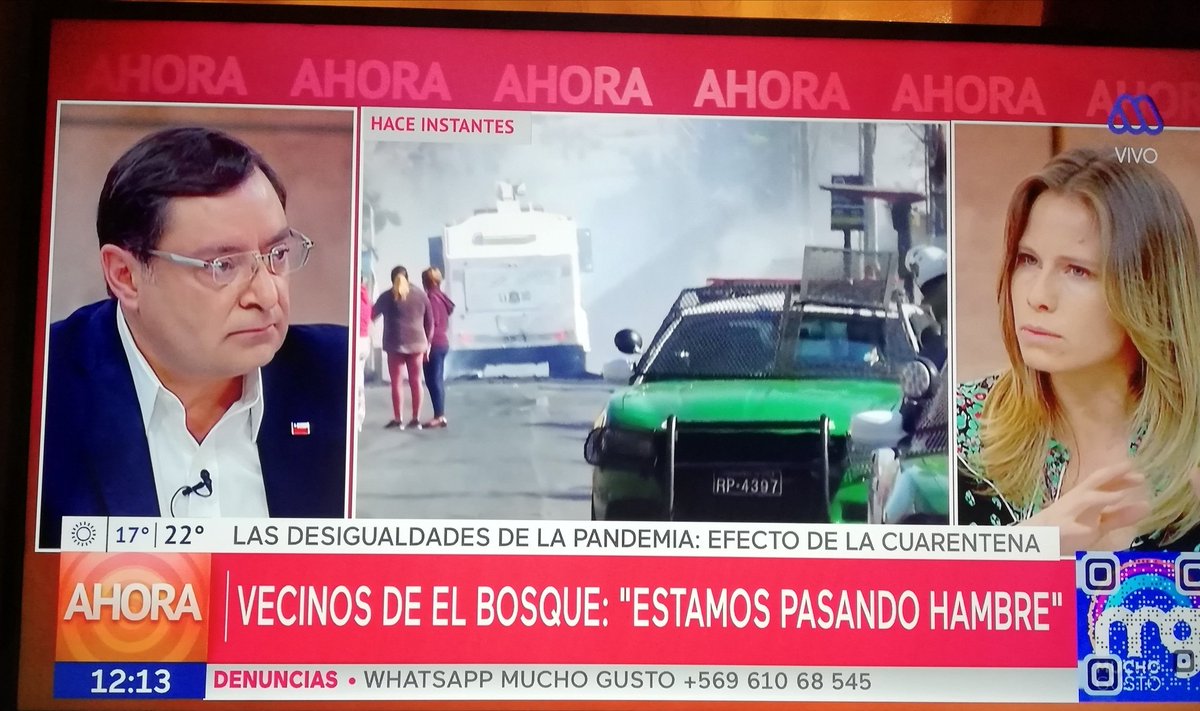 ➡️ Comuna de El Bosque. Como decía Violeta: "los pobres piden pan, plomo les da la milicia". Este #GobiernoDeHambre es indolente ante el sufrimiento del pueblo, provocado por las medidas y políticas que han implementado para salvar el modelo‼️
