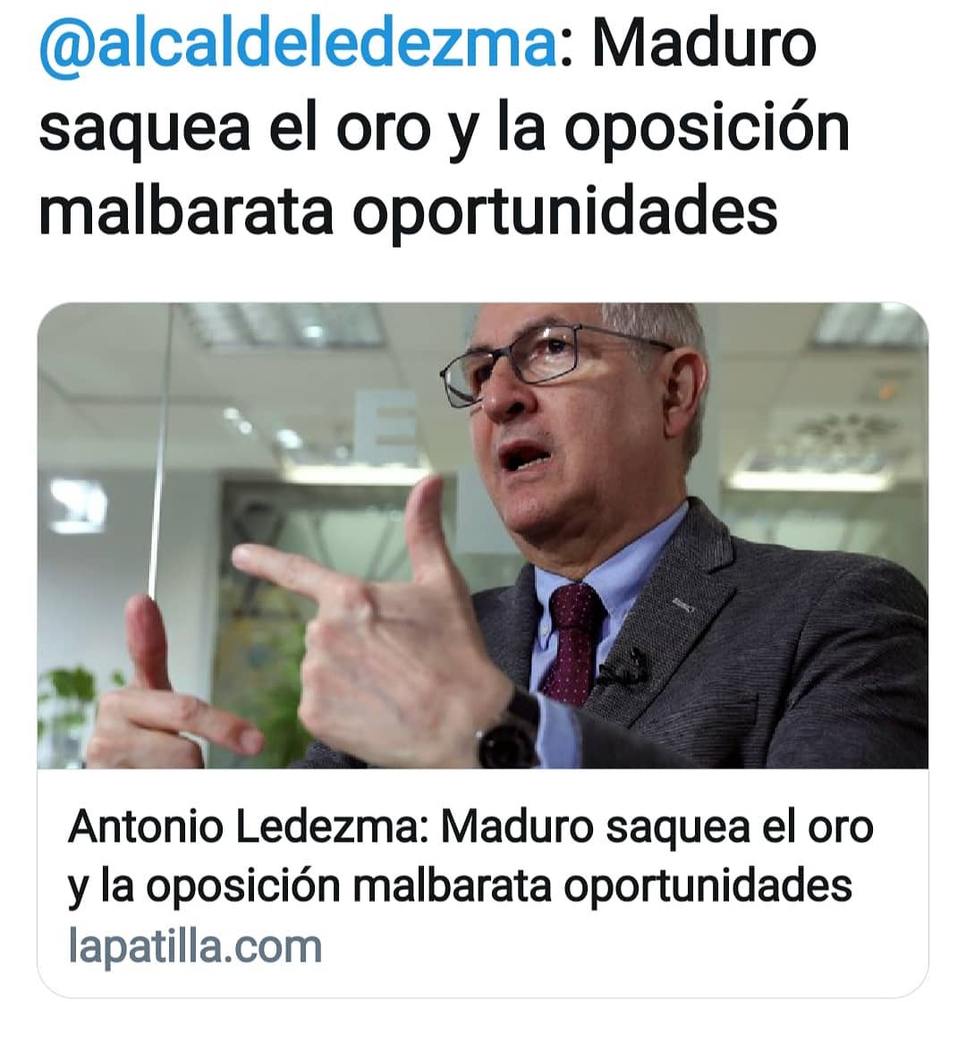 AbpChile's tweet photo. @alcaldeledezma ratifica q “NO avalará ninguna elección organizada por Maduro porque serviría para que la narcotiranía gane tiempo, como lograron con el manido proceso d diálogo Barbados”
#IntervencionHumanitariaYa #187Ya #11CN #TIAR #R2P #GobiernoDeEmergenciaNacional #Venezuela https://t.co/RjRsWy9YsE