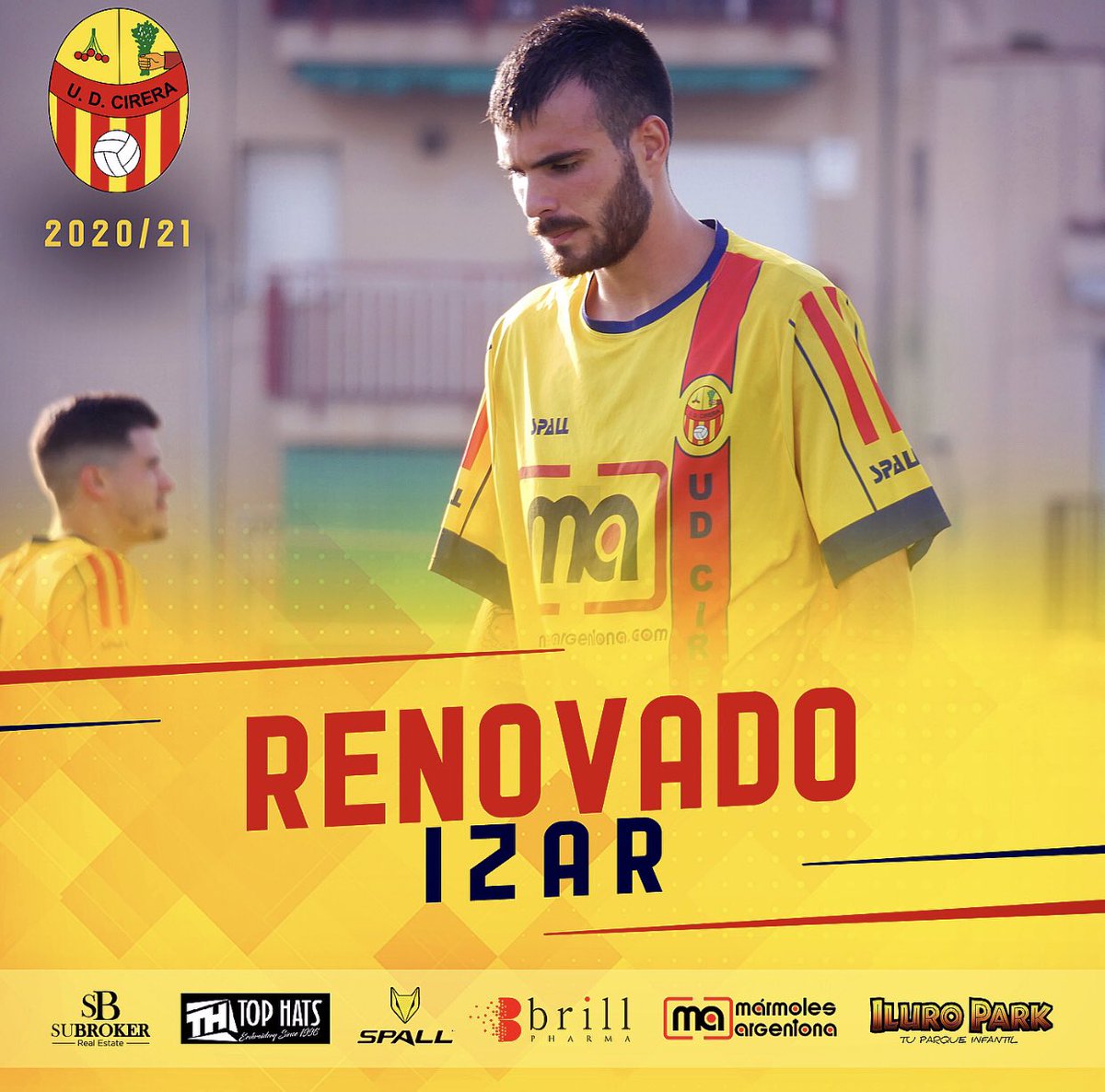 ud_cirera's tweet photo. ✍️ RENOVACIONES | Muy felices de poder anunciar que @izaranes5 continuará una temporada más de #Amarillo 💛

🗣 "Esta es mi casa, soy feliz aquí y creo que tras mucho esfuerzo hemos creado un buen grupo para poder disfrutar. Agradecido al club por la confianza"

#UDCirera #2cat2 https://t.co/DTkgsMfOYc
