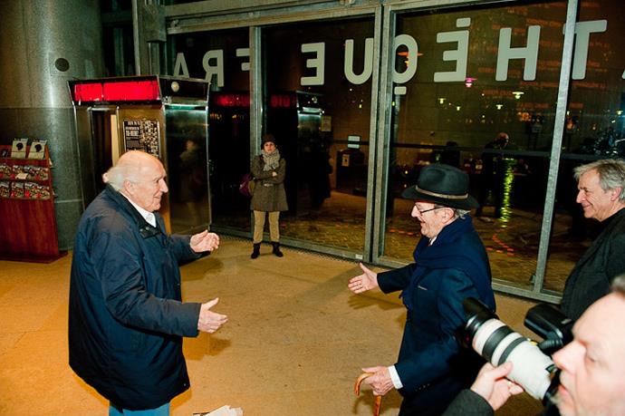 cinemathequefr's tweet photo. Il y a neuf ans, deux immortels du cinéma se provoquaient en duel, à la Cinémathèque. 
Michel Piccoli, Manoel De Oliveira, alors âgés de 85 et 103 ans. Immenses.
💕

https://t.co/wE7nWtRkXg

(Merci à @damien_leblanc pour le rappel) https://t.co/0F8uo5ca6m