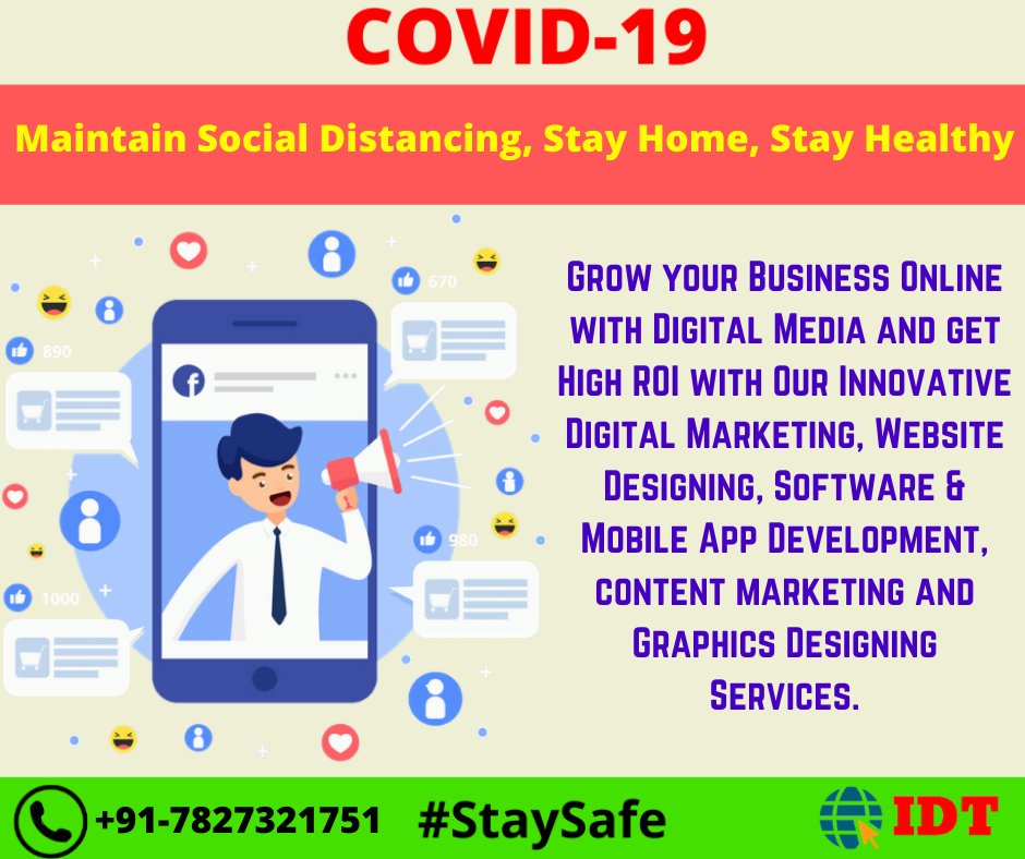 technomusketeer's tweet photo. 🌐💻Grow your Business Online during Lockdown with Us📲 👉Get Great Offers and Discount on Kur Digital Marketing &amp; Website Designing📢👉 HURRY UP! CONTACT US NOW📞👈 #digitalmarketingservicesdelhi #digitalmarketingdelhi #growyourbusinessonline #onlinebusiness #businessmarketing https://t.co/s1Y1yGZkCo