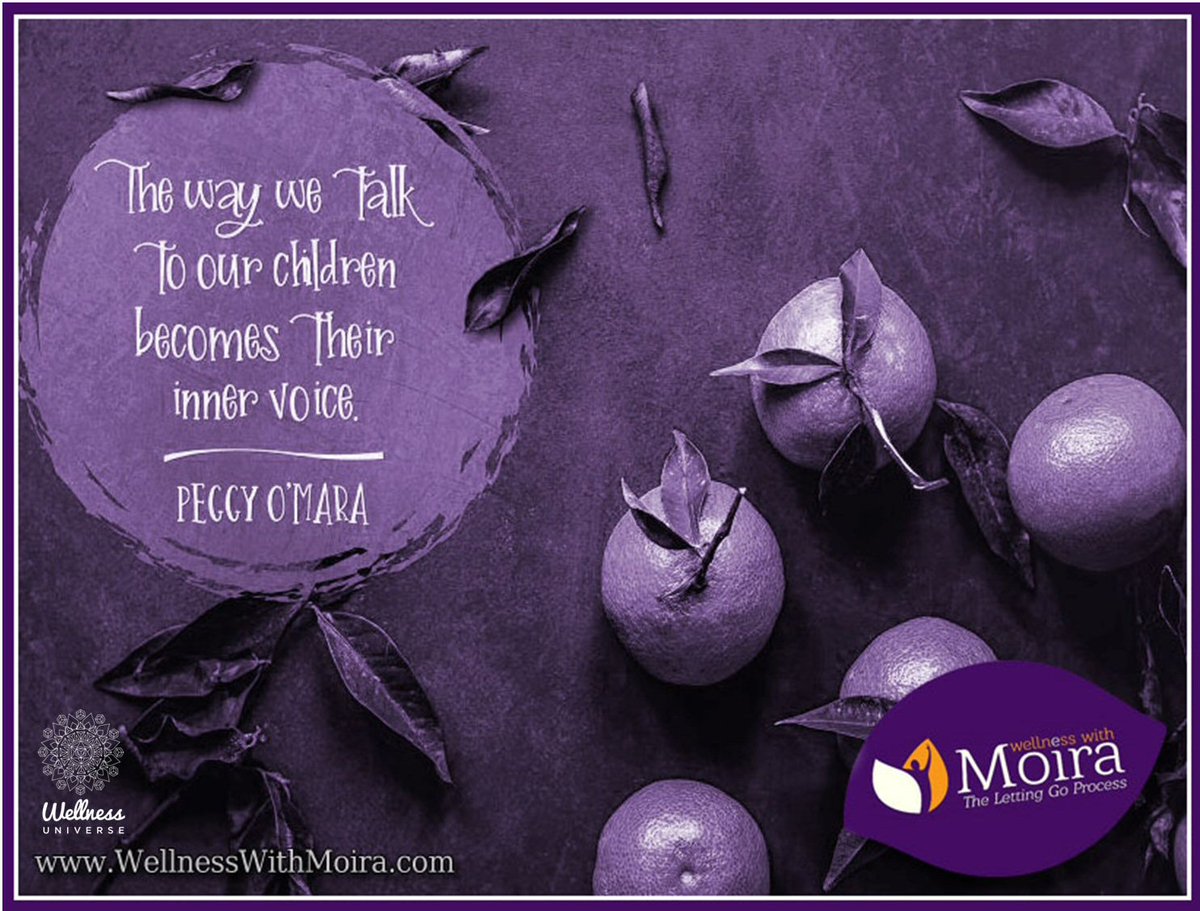 WellnessMoira's tweet photo. The way we talk to our children becomes their inner voice... what kind of inner dialogue do YOU have going on? Is it loving and uplifting or harsh and critical?
#TarotReader #Tarot #AskTheTarot #TheMindsetCoach #TheMindfulMaven #MindfullyMotivated #Mindset #WUVIP #WUWorldChanger https://t.co/dSlNcasP3p