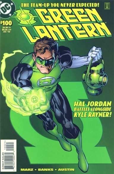 ComicsInThe90s's tweet photo. Green Lantern #100 (1998).  #GreenLantern80 @DCComics #dccomics #comics #comicsinthe90s https://t.co/MXe7fDuh92
