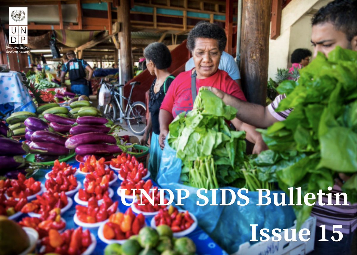 Issue 15 #UNDP SIDS Bulletin. #SIDS leadership is demonstrating that an inclusive, collaborative, climate-smart response to #covid-19 is not only possible but that it is the way forward. mailchi.mp/32fda75f8e86/u…  
#UNDP4SIDS #RisingUpForSIDS #SIDSLead