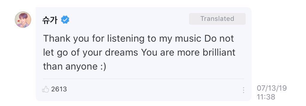 when an army wrote a letter on weverse and he responded with this