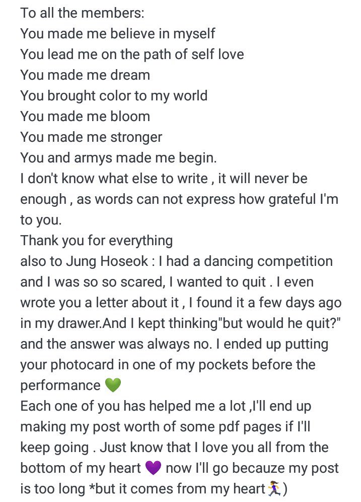 when an army wrote a letter on weverse and he responded with this