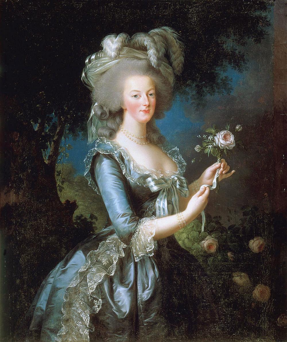 Le gustará tanto el resultado que se convertirá en una retratista muy importante de María Antonieta, además de realizar trabajos del resto de la nobleza y miembros de la família real de Versalles. Retrato de María Antonieta, 1783.