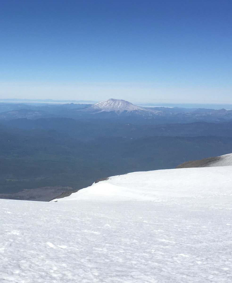 The landscape of the northwest has changed forever, and you watched it happen.This is what Mount St. Helens looks like from the Mount Adams summit today.