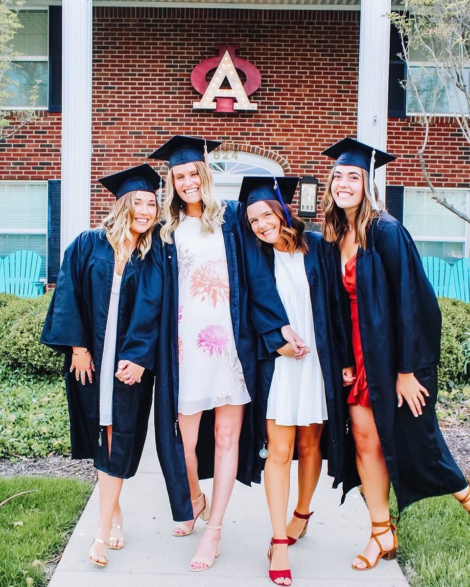 APhiFoundation's tweet photo. Congratulations to the Class of 2020! 🎓

We are proud to call you sisters! Your resilience, determination, and drive empower those around you. Know that through thick and thin, you are an Alpha Phi always. We cannot wait for you to make your mark on the world 🌎🤍 https://t.co/pTvJbqzC5l