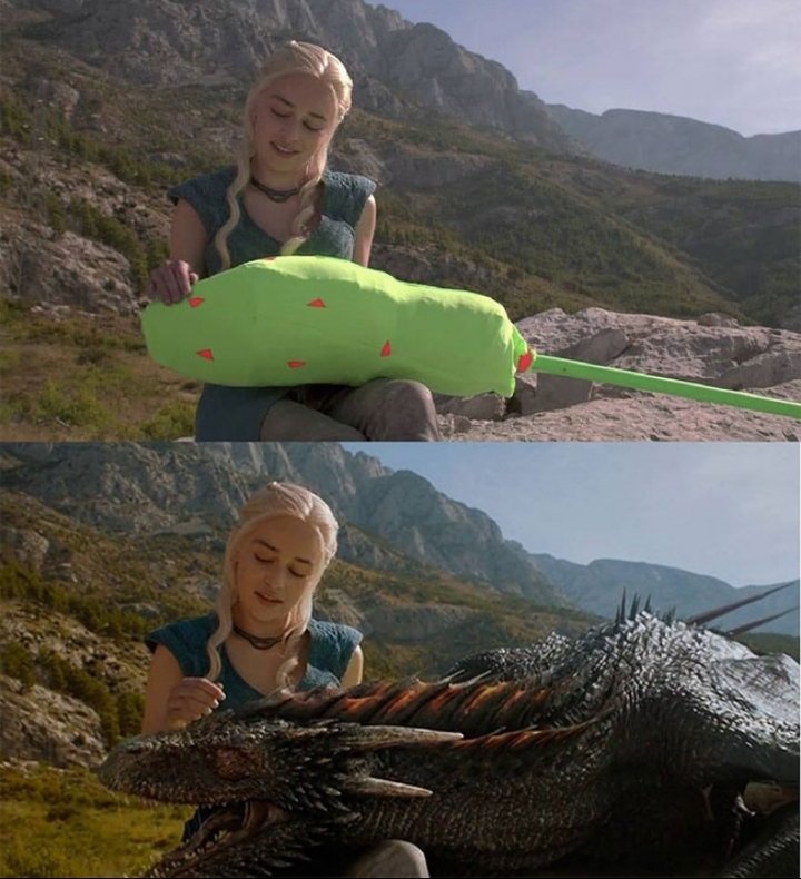 Famous Movie Scenes Before-And-After Special Effects Thread!!!Game Of Thrones