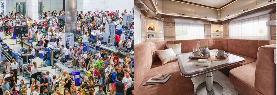 How would you rather spend your holidays in future? Airport stress, queues &amp; quarantine or safe on tour in your own new caravan? For a limited period we are offering a free seasonal pitch in Pembrokeshire with every new caravan sold. So browse our stock at buff.ly/2xVvRMS