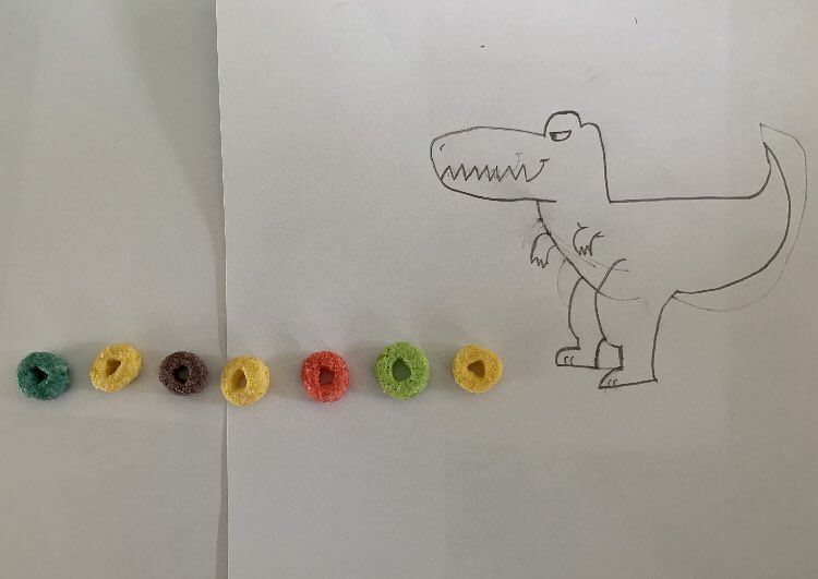 This week’s project has students incorporating an everyday object into their artwork.