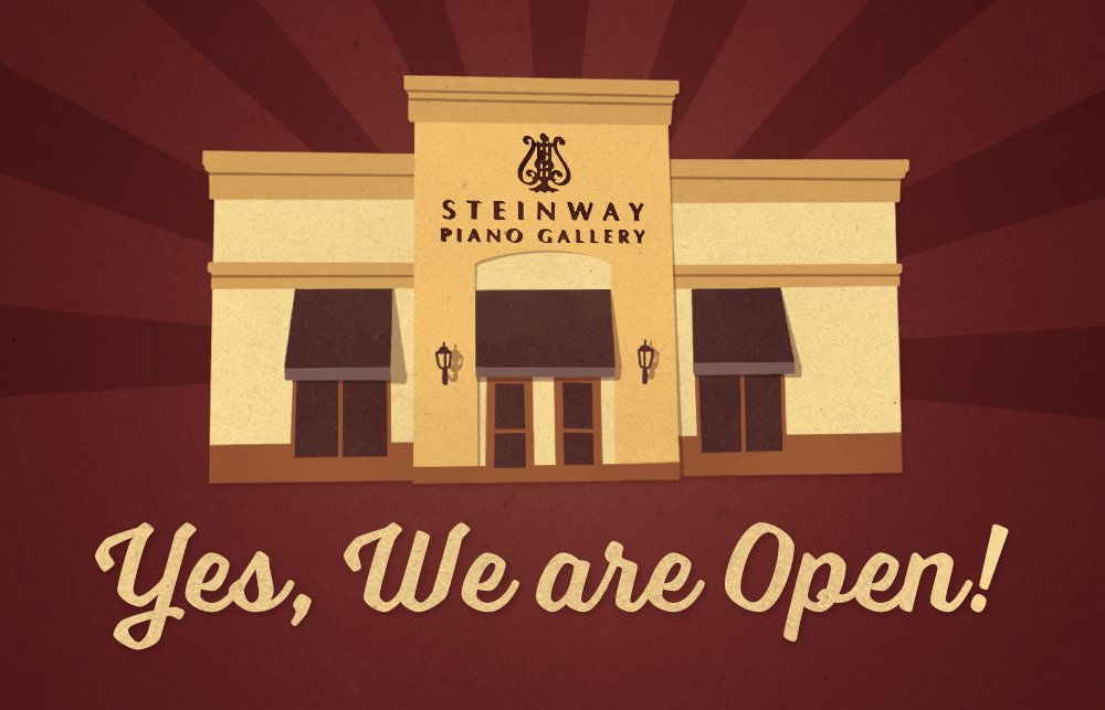 SteinwayToronto's tweet photo. Dear music community friends, we have missed all of you dearly over the last six weeks. We are excited to announce that we are officially opening our doors on Tuesday, May 19th at 10:00 am. Please read our full announcement letter to learn more. https://t.co/HyBWwy9UnF