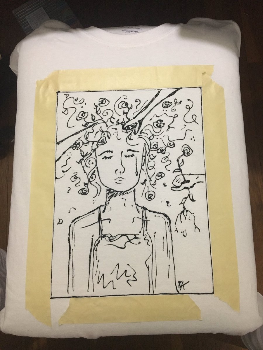 thecolorfulkay1's tweet photo. Day Two of trying to tweet more.
 I made this commissioned design and put it on a shirt https://t.co/JSSTQysYeU