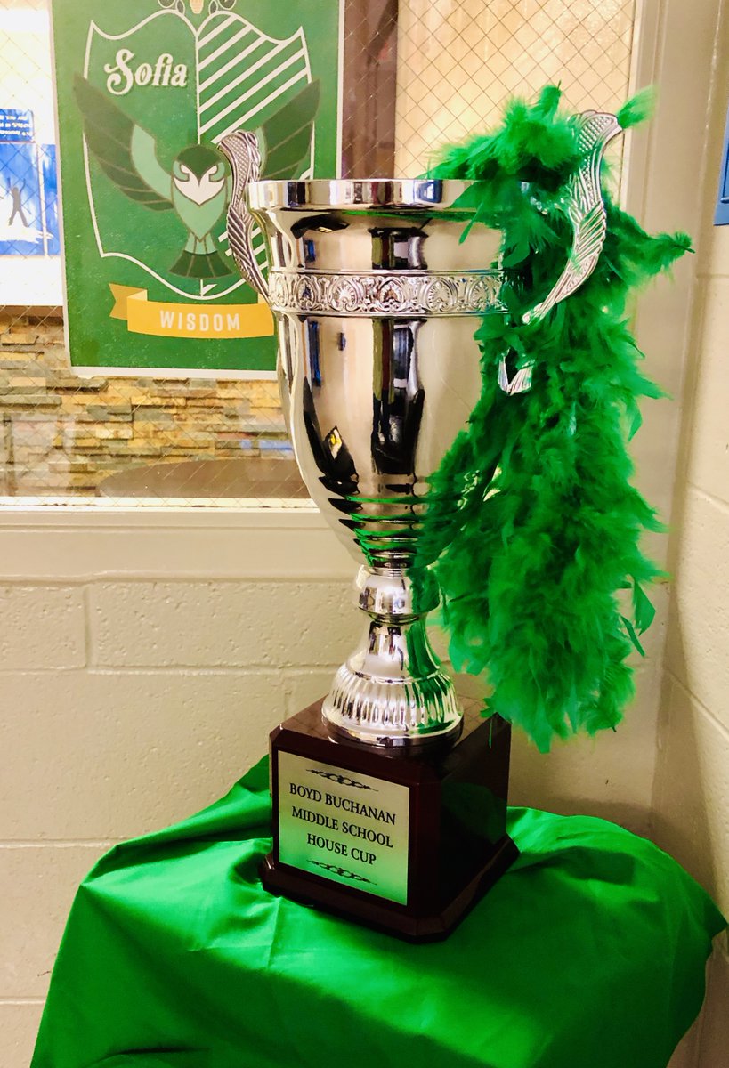 Congratulations to Sofia, the House of Wisdom, on winning the <a href="/BBSMiddleSchool/">Boyd Buchanan Middle School</a> 2019-2020 House Challenge! We are so proud of you! 💚