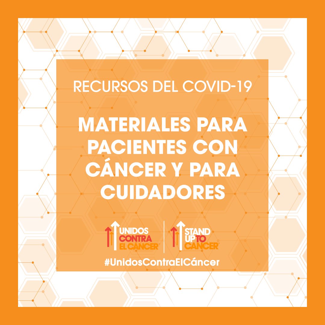 (1/2) Sabemos que este momento es especialmente difícil para las personas en tratamiento y sus cuidadores. La orientación respecto al #COVID19 cambiará rápidamente en las próximas semanas.