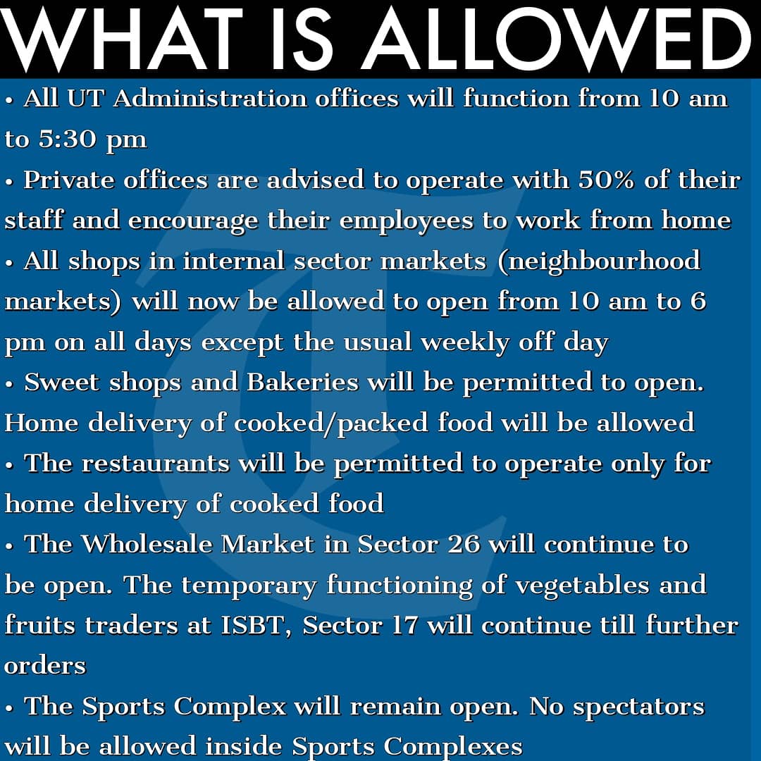 imsocialmaster's tweet image. #Chandigarh #Lockdown4 #LockdownGuidelines