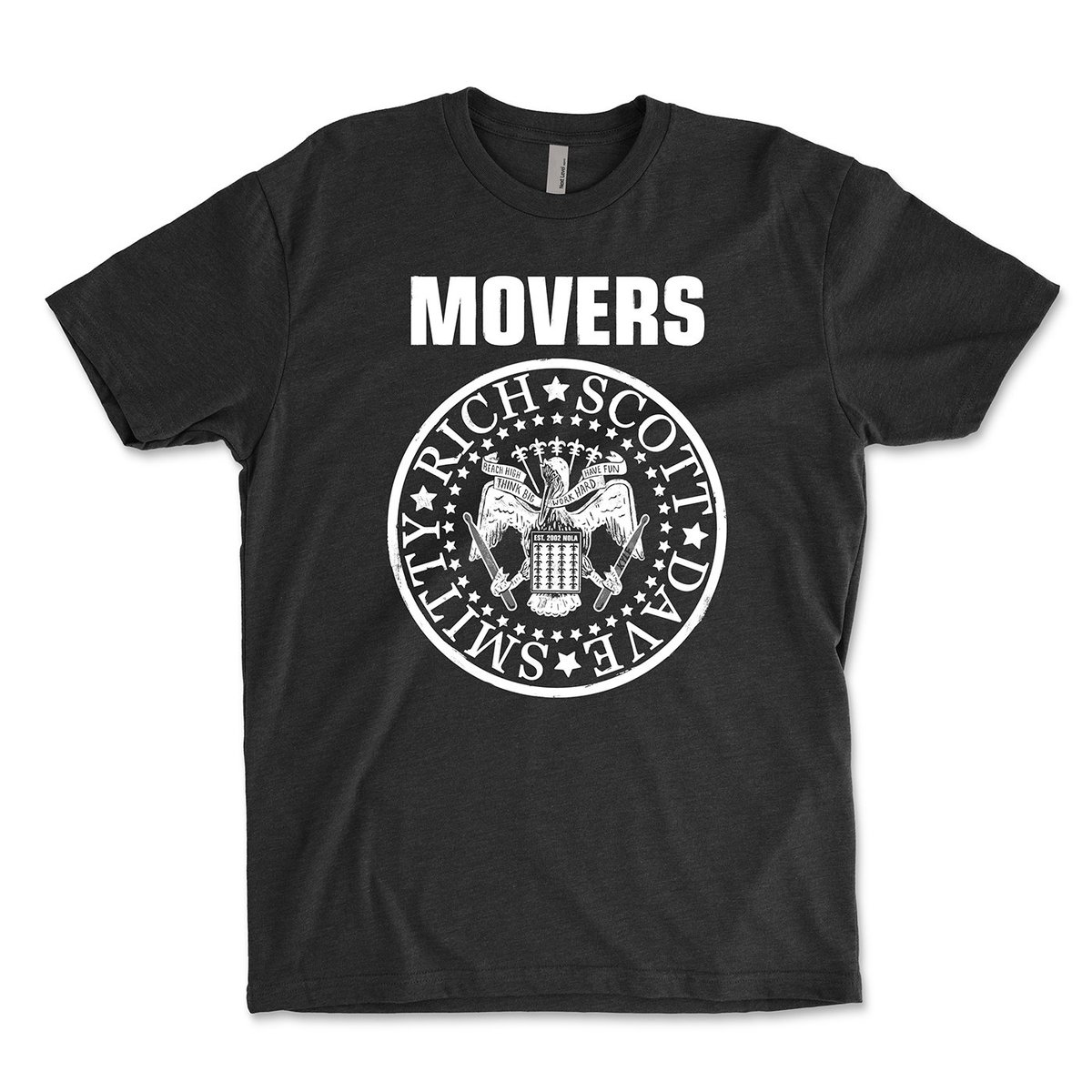 screensforgood's tweet photo. The Imagination Movers are New Orleans-based songwriters making content for kids since 2002. Proceeds for their Ramones-inspired design benefit the MusiCares Coronavirus Relief Fund.
Support The Imagination Movers:
T-Shirt: https://t.co/5MpvuVBLWM
Tote: https://t.co/7rOnaCunEV https://t.co/gonvept51P