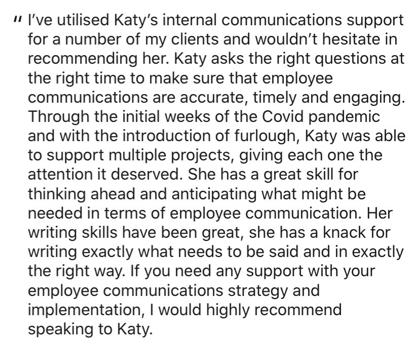 Lovely recommendation to start the week! #internalcomms #employeecommunication