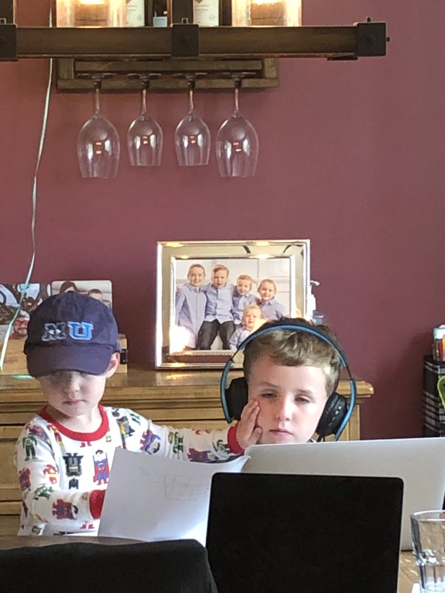 When you are trying to get your work done but your brother won’t leave you alone. #rpfamily <a href="/JackieConniff/">Jackie Conniff</a>  @RPPrincipal