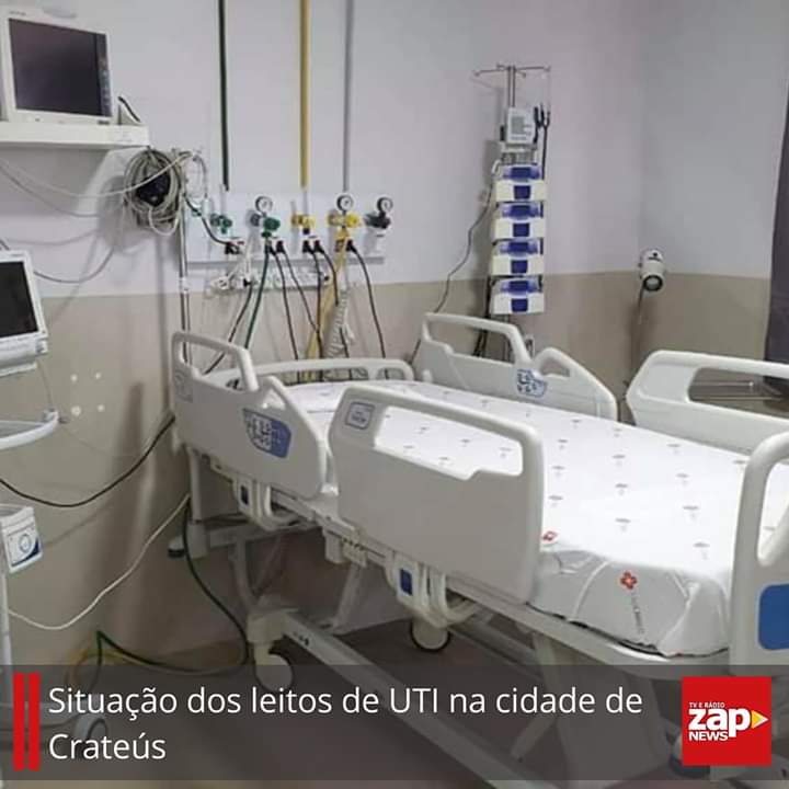 CrateusTv's tweet photo. O Hospital São Lucas em Crateús, conta com 10 leitos de Unidade de Tratamento e Intensivos, sendo 7 ocupadas e 3 livres.
Já os leitos de observação, encontra-se com 21 internação de pacientes que estão com suspeita de coronavírus.
#Tvzapnews #crateus #coronavirus #noticia https://t.co/37SHJL4w1p
