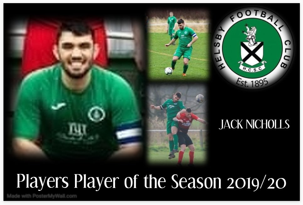 HelsbyFC's tweet photo. Votes are in for the @HelsbyFC player awards 2019/20. Congratulations to @Lee_Turkington and @jacknicholls96. 👏👏💚 https://t.co/naV19nJ4Y1