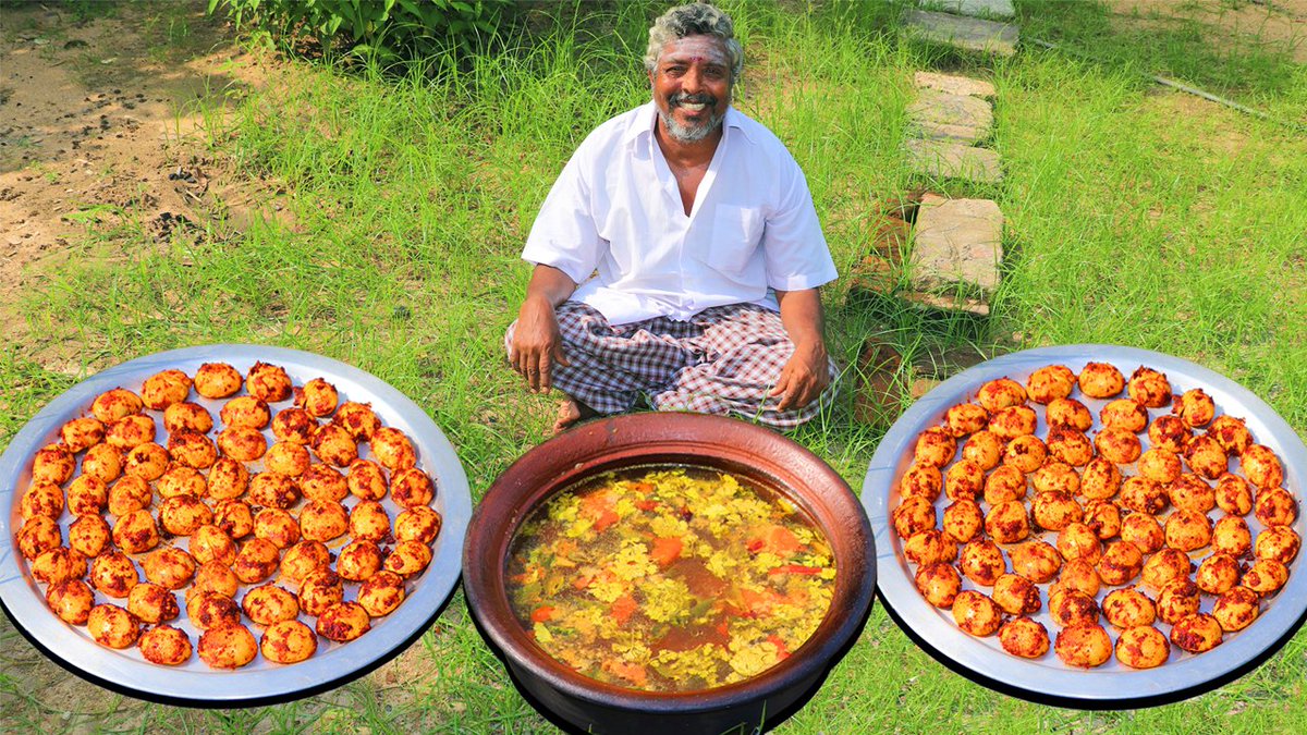 Farmer_Cooking's tweet photo. Milagu Rasam &amp; Egg Fry Recipe Prepared by Daddy! 😋😋😋😋
Watch full video : https://t.co/XlXT7aPkFH
#MilaguRasam #PepperRasam #EggFry #HealthyFood #VillageFood https://t.co/GhJAVz5QVl