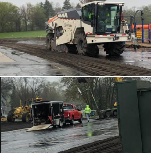 OrchardLaneSDNB's tweet photo. OL playground blacktop construction has begun! #OLstars @SDNBSchools https://t.co/dryZTVFnLn