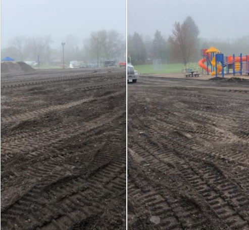OrchardLaneSDNB's tweet photo. OL playground blacktop construction has begun! #OLstars @SDNBSchools https://t.co/dryZTVFnLn