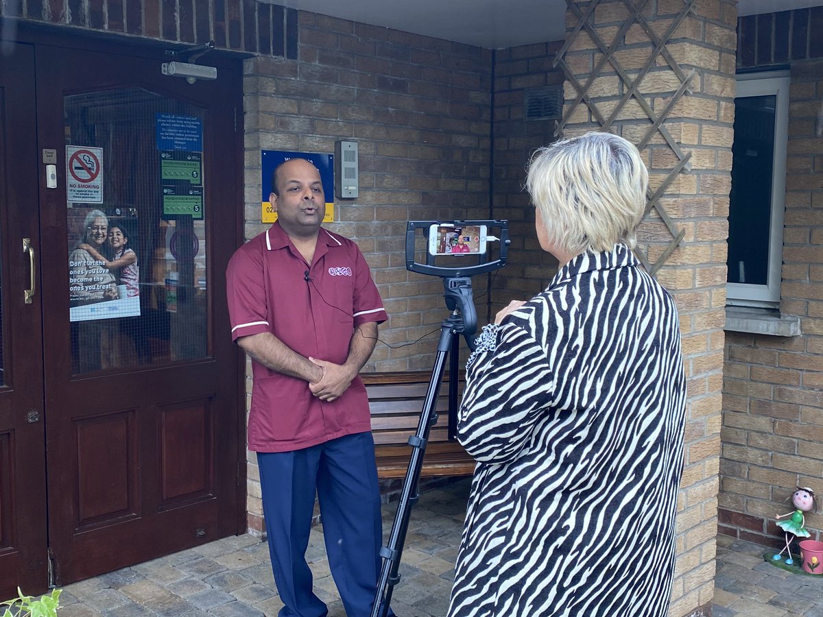 mwadvocate's tweet photo. Health Minister Robin Swann visited @FourSeasonsHCUK Strathearn Care home today and paid tribute to all the staff. @UTVNews @sharon_utv @Carolcousins3 https://t.co/38GVPoA5V1