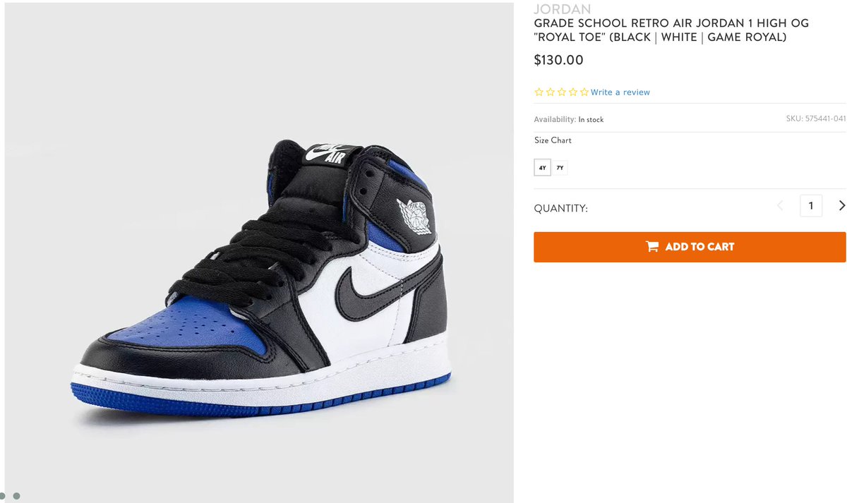 royal toe ones grade school