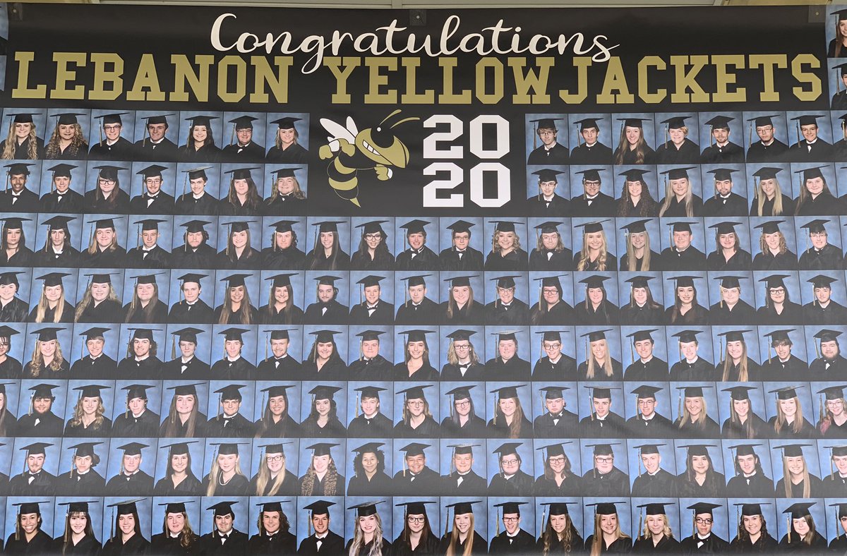 The LHS main entrance looks so much better now that we are proudly displaying the Class of 2020!  Thank you Spectrum Designs for creating this banner and a special thank you to Jeff and Junior for hanging it! <a href="/LebanonR3/">Lebanon Schools</a> <a href="/jacketcounselor/">Jacket Counselors</a> <a href="/lisalanthony/">Lisa Anthony</a>
