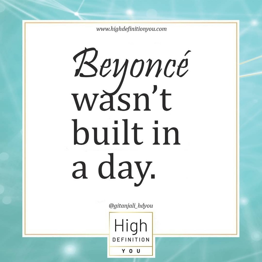 highdefyou's tweet photo. If you're guilty of having a dream and then adding  impatient perfectionism to it...I see you/ am you!! Our brains can't find the next right step if we're never present to the 'now'...keep the dream and find a tiny step towards it today. 
PS: Listening t… https://t.co/CasKFc0ZZk https://t.co/PQ06SU0ikm
