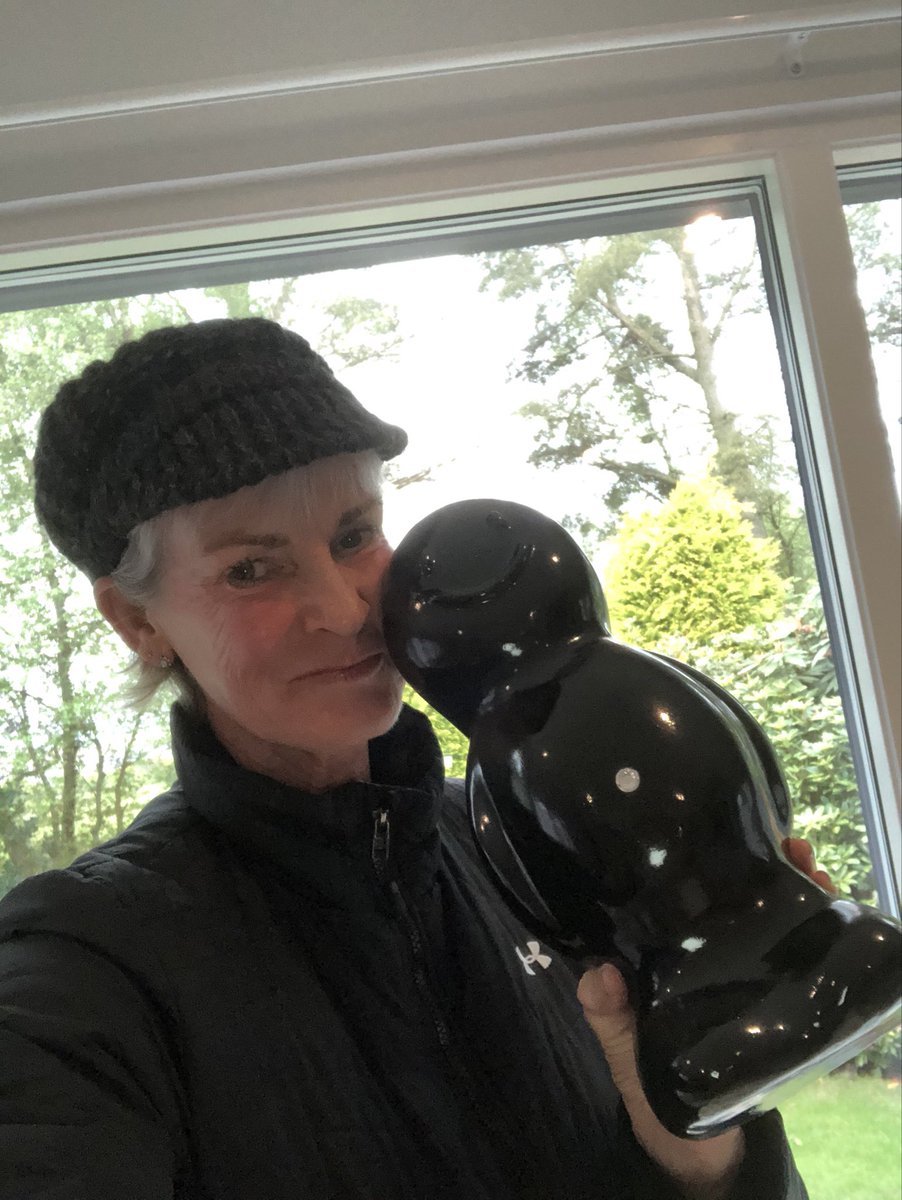 JudyMurray's tweet photo. Love is......a black jelly baby (with a diamanté belly button) from #FlamingArt. Going on my bathroom wall ❤️ https://t.co/6T9LnerE9L
