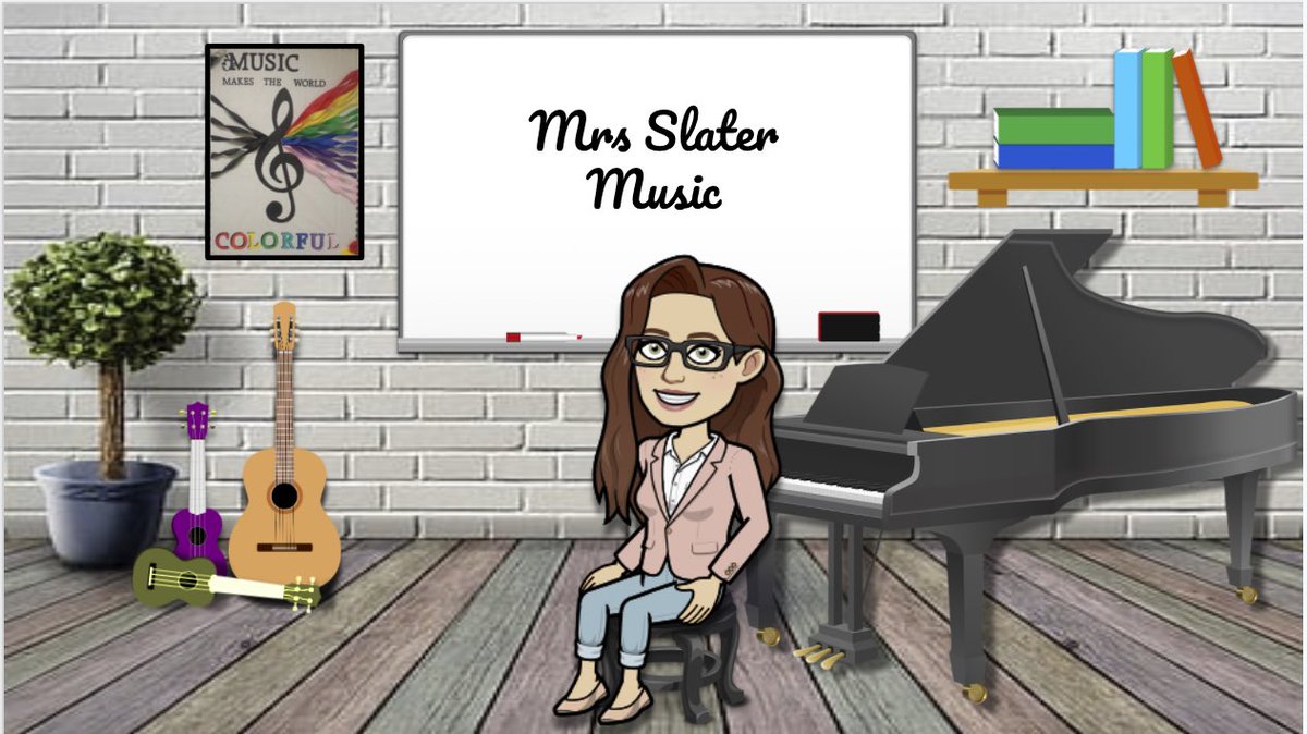 Loved creating my virtual Bitmoji classroom today! Such an interactive and creative platform to communicate with students! #bitmoji #virtualclassroom
